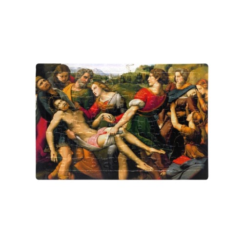 Raphael The Deposition A4 Size Jigsaw Puzzle (Set of 80 Pieces)