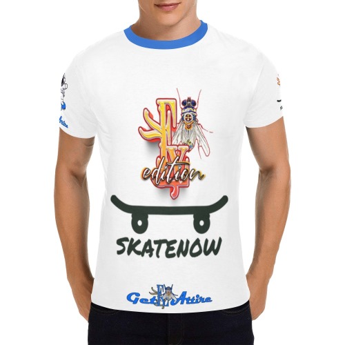 Skate Now Edition Collectable Fly All Over Print T-Shirt for Men (USA Size) (Model T40)