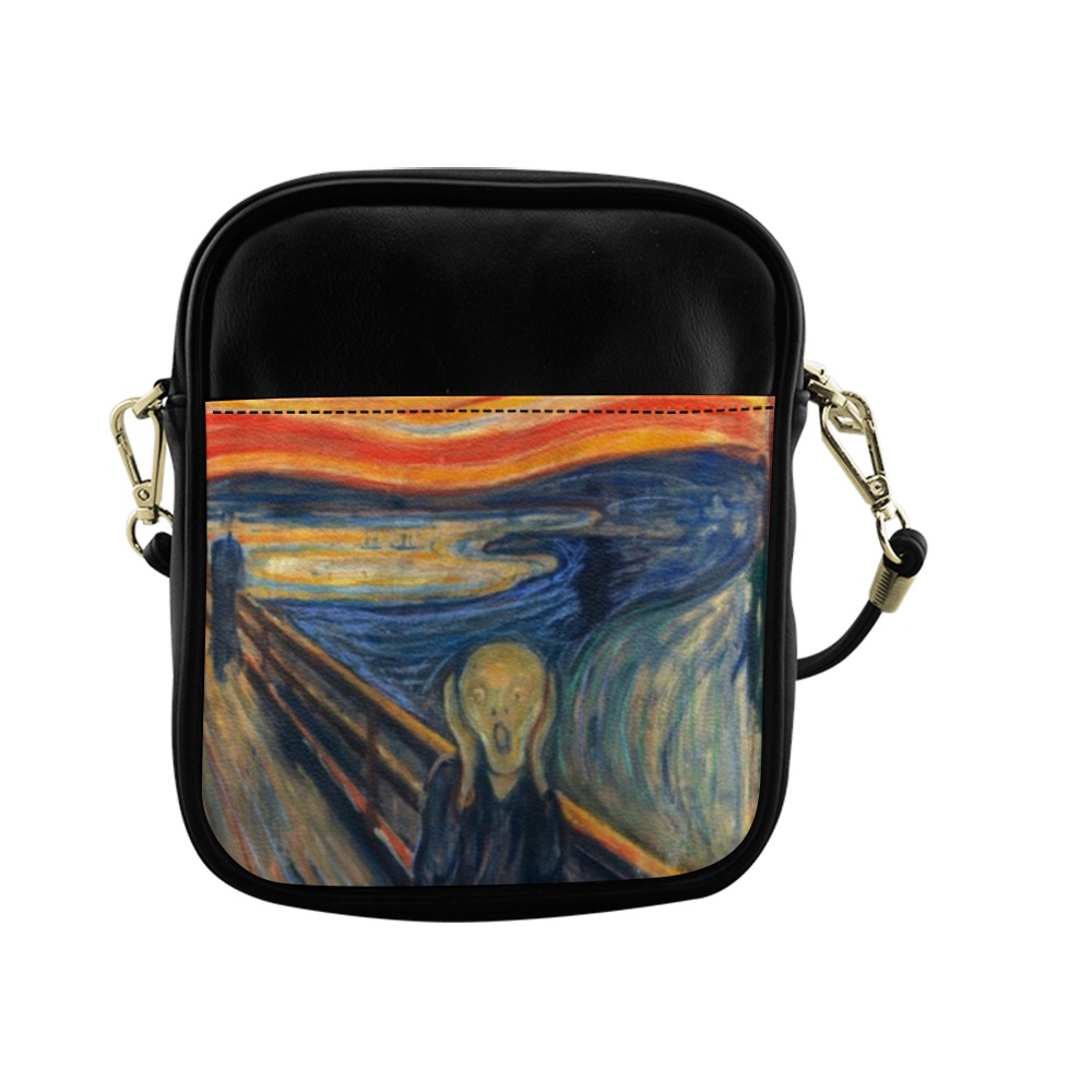 Edvard Munch-The scream Sling Bag (Model 1627)