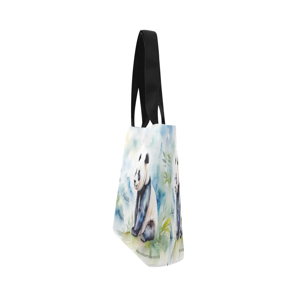 Panda Canvas Tote Bag (Model 1657)