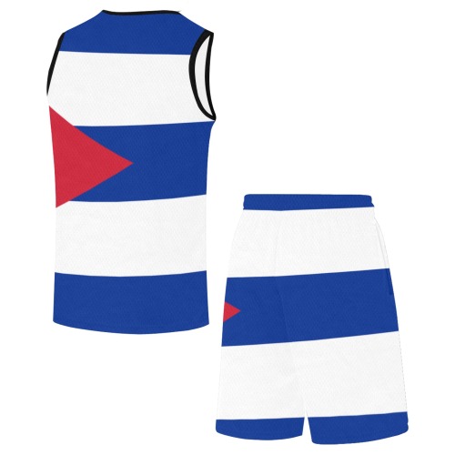 Flag_of_Cuba.svg Basketball Uniform with Pocket