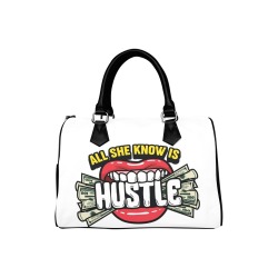 All She Know is Hustle 2 Boston Handbag (Model 1621)