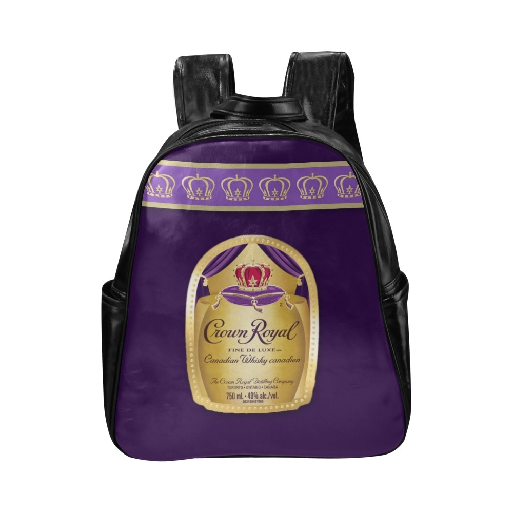 Crown Royal Backpack Multi-Pockets Backpack (Model 1636)