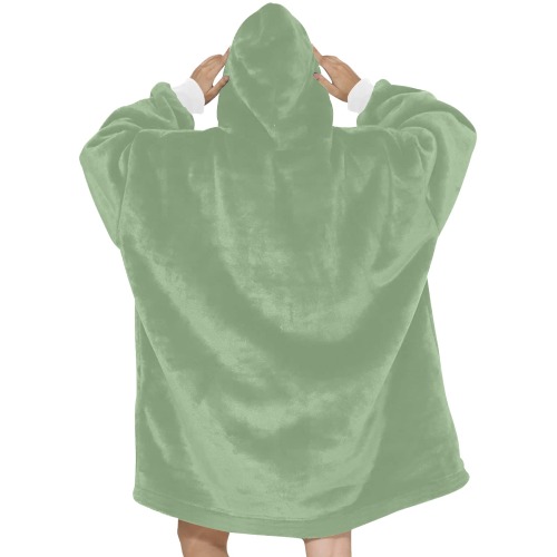Fair Green Blanket Hoodie for Women
