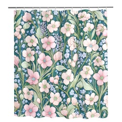 Fabulous Florals 21 Shower Curtain 72"x84"