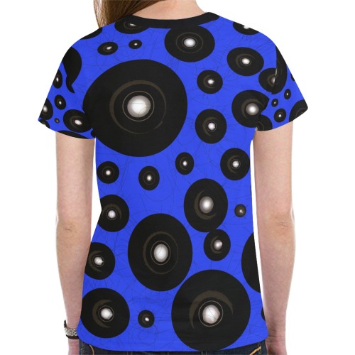 CogIIblue New All Over Print T-shirt for Women (Model T45)