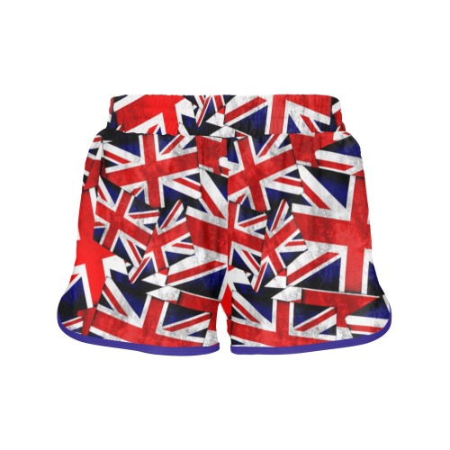 Union Jack British UK Flag Women's Sports Shorts (Model L61)