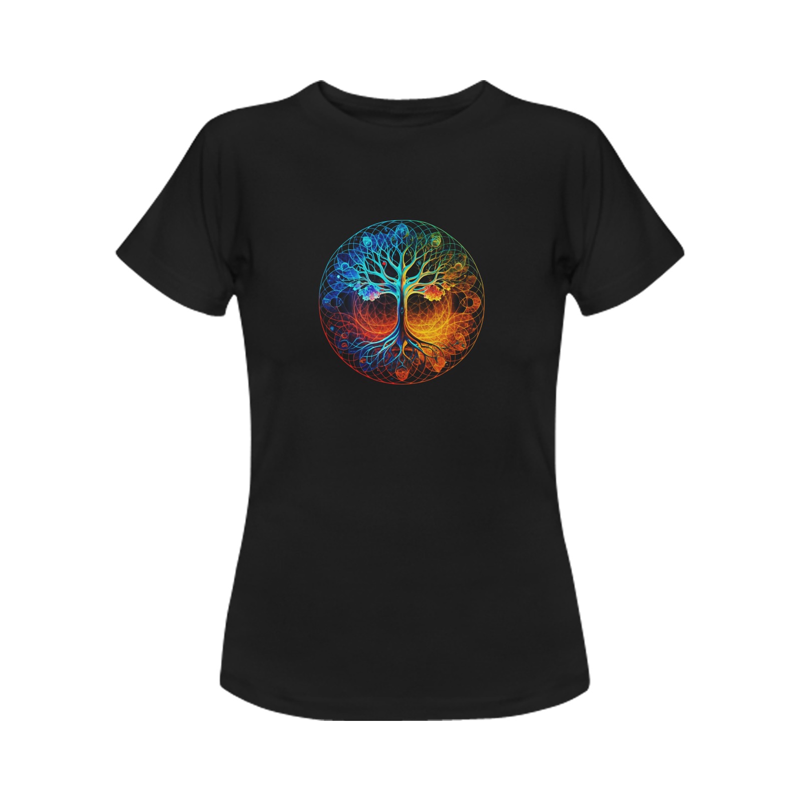 Tree of Life Women's T-Shirt in USA Size (Front Printing Only)