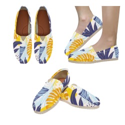 Trendy Tropical Women's Classic Canvas Slip-On (Model 1206)