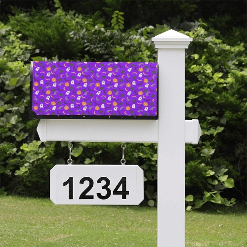 Halloween Pattern Mailbox Cover