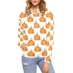 Sweet Pumpkins All Over Print Hoodie for Women (USA Size) (Model H13)