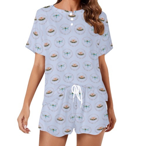 Dragonfly Garden Moonlight Short PJ Set
