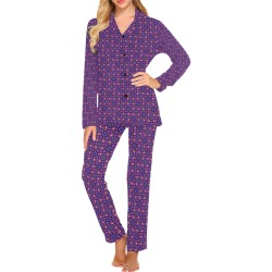 space time 269c9b Women's Long Pajama Set