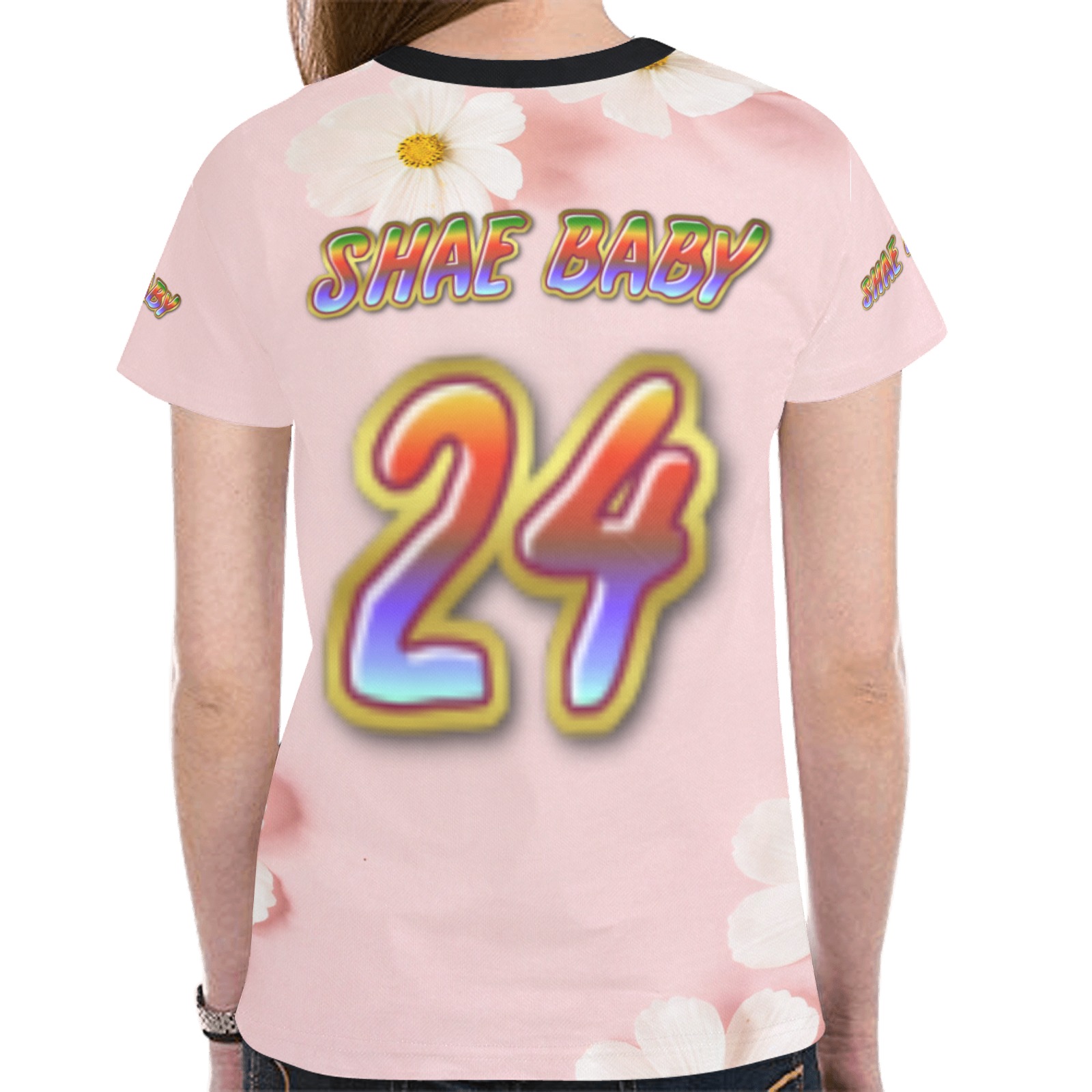 Shae Baby New All Over Print T-shirt for Women (Model T45)