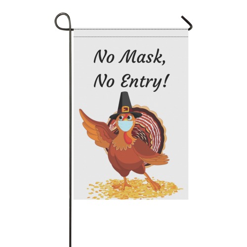Turkey No Mask 1 Garden Flag 12‘’x18‘’(Twin Sides)
