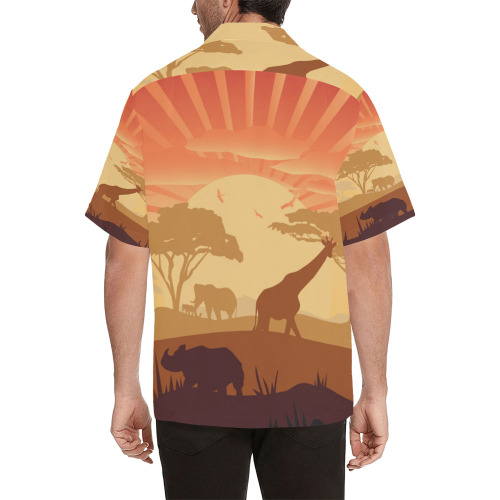 In The Safari Hawaiian Shirt (Model T58)