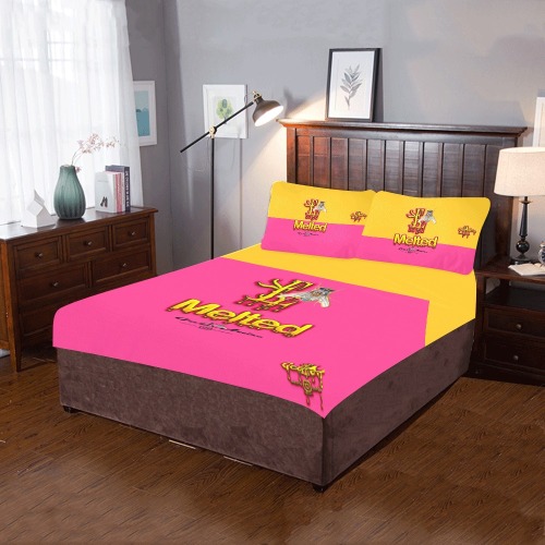 Melted Collectable Fly 3-Piece Bedding Set