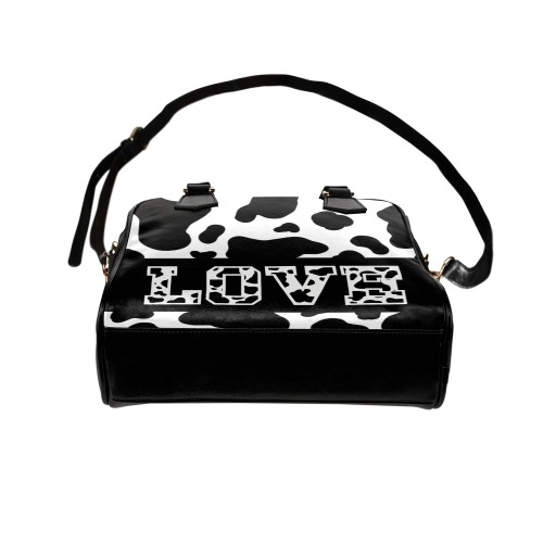 Cow Print handbag LOVE_ 5a Shoulder Handbag (Model 1634)