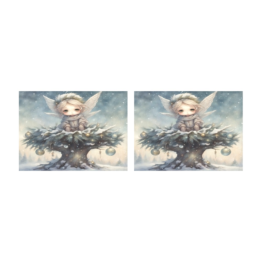 Little Christmas Angel Placemat 14’’ x 19’’ (Set of 2)