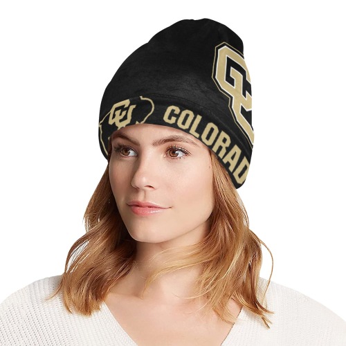 CU Buffs All Over Print Beanie for Adults