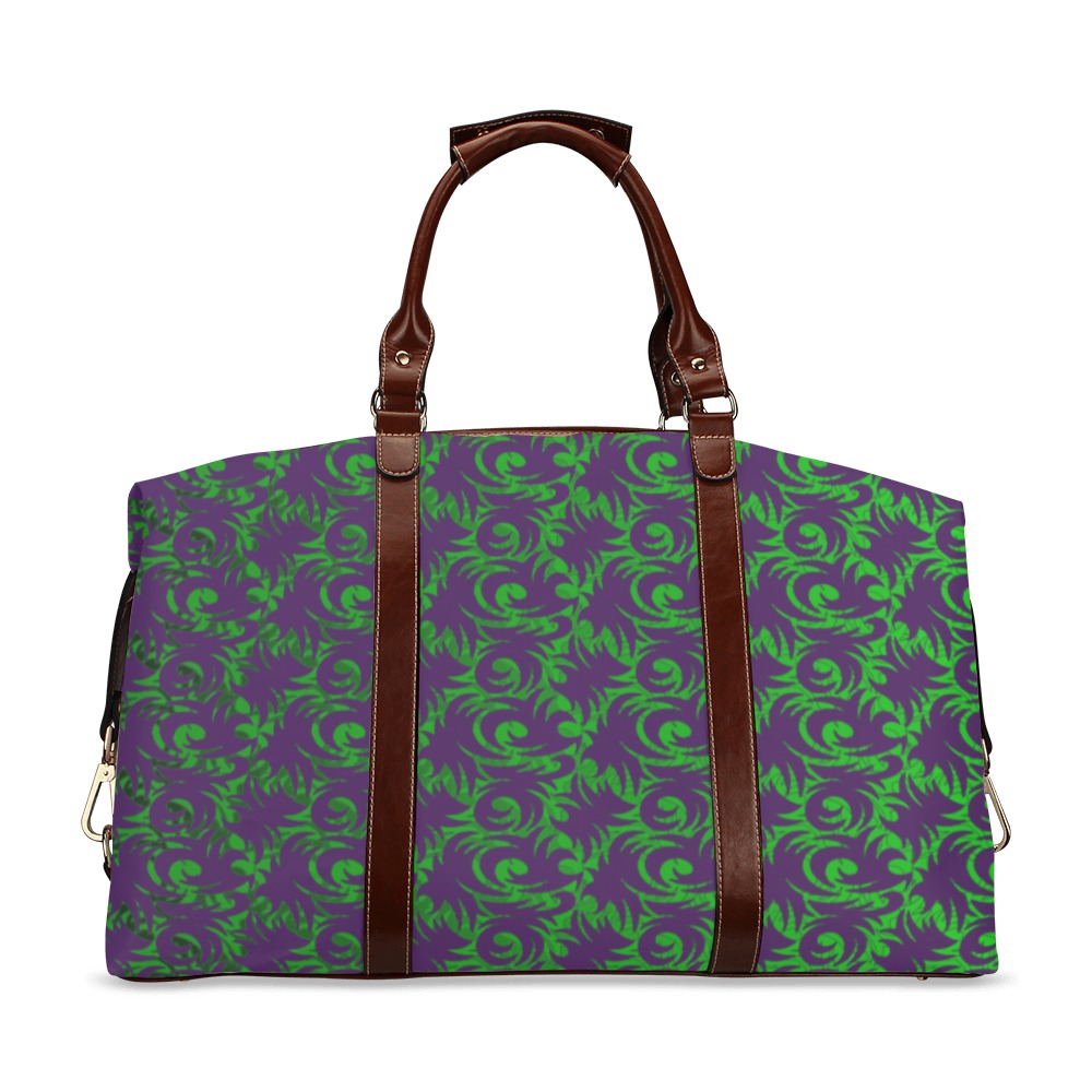 green swirlm Classic Travel Bag (Model 1643) Remake