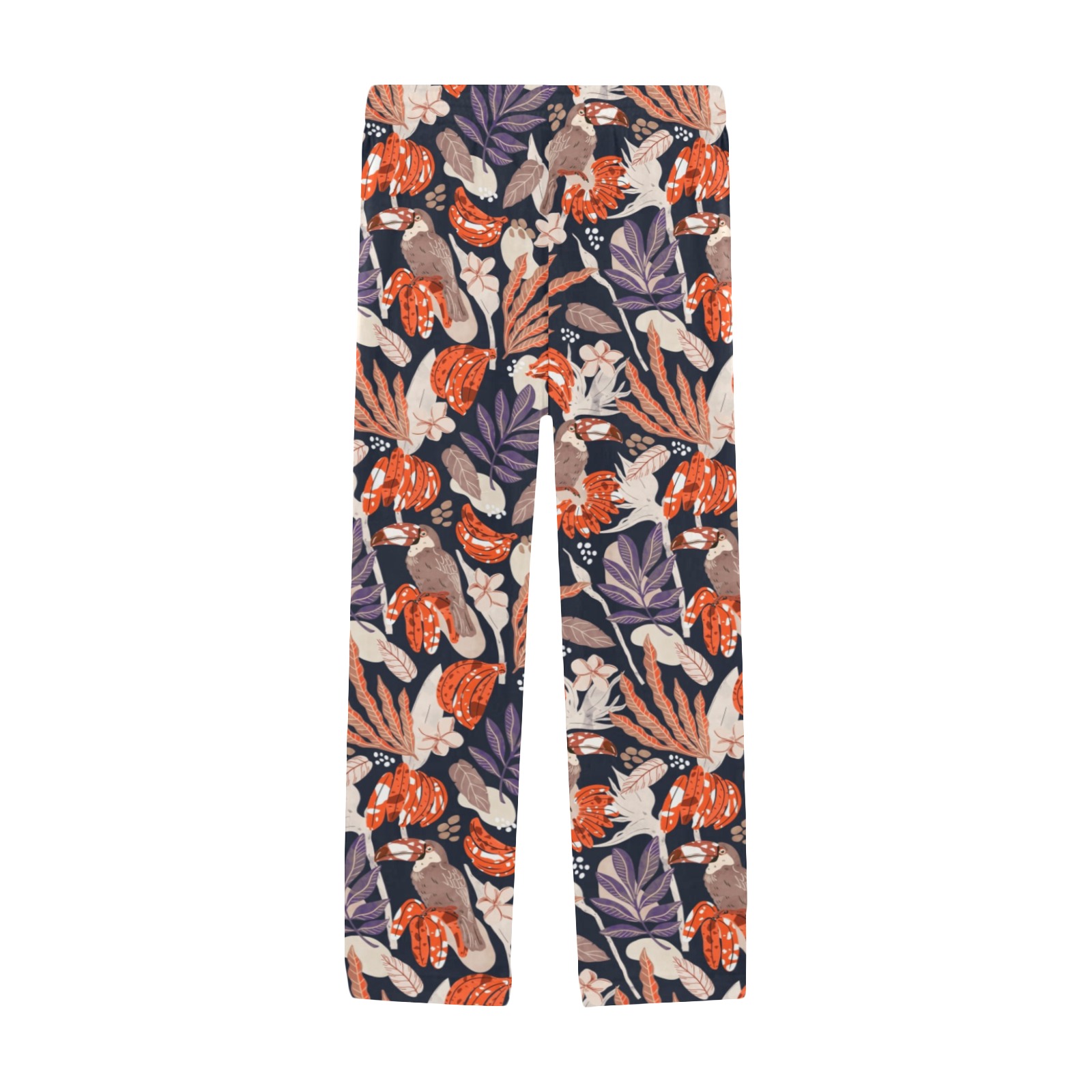 Abstract toucans in the dark jungle-01 Men's Pajama Trousers