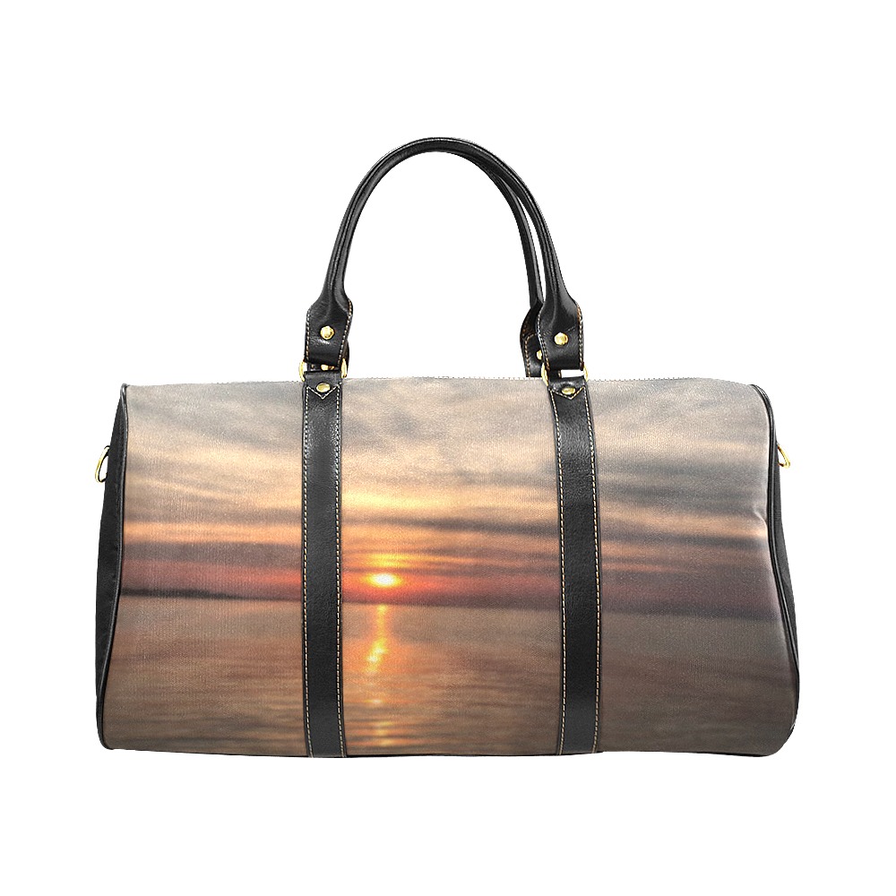 Dark Evening Sunset Collection New Waterproof Travel Bag/Large (Model 1639)