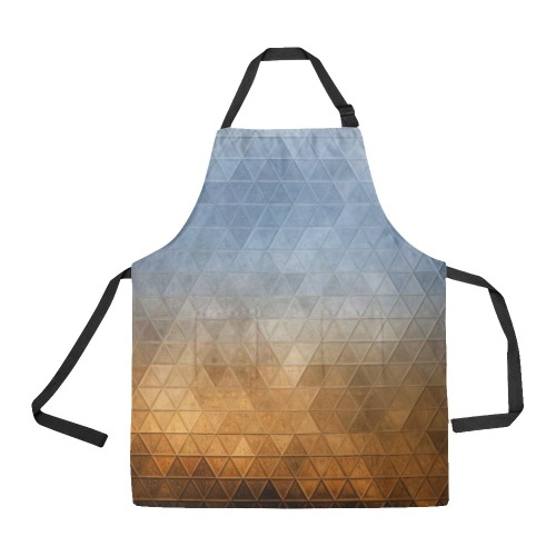 mosaic triangle 20 All Over Print Apron