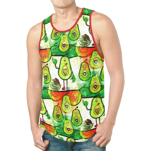 Holy Guacamole by Nico Bielow New All Over Print Tank Top for Men (Model T46)