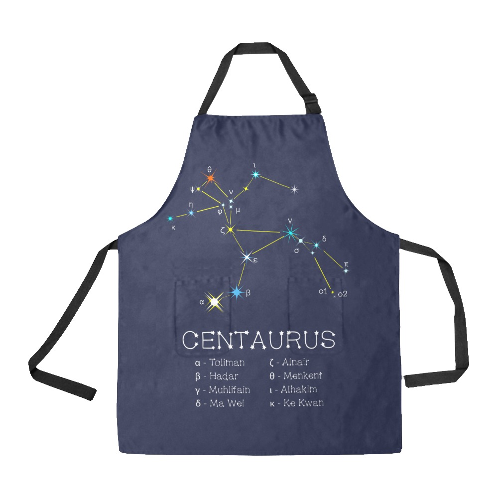 Star constellation Centaurus funny astronomy sky All Over Print Apron