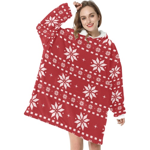 Christmas Blanket Hoodie Women Blanket Hoodie for Women