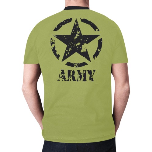 Army New All Over Print T-shirt for Men (Model T45)