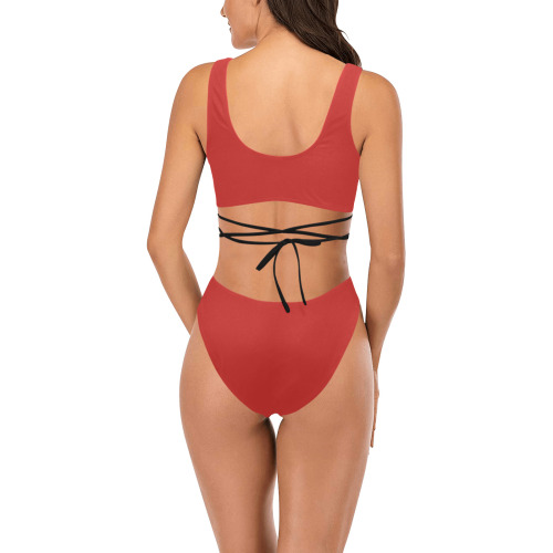 RED Cross String Bikini Set (Model S29)