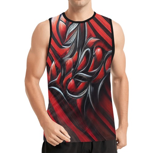 gothic #1 All Over Print Basketball Jersey