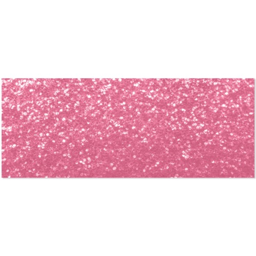 Magenta light pink red faux sparkles glitter Gift Wrapping Paper 58"x 23" (1 Roll)