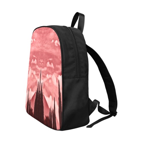 martian landscape in the future Fabric School Backpack (Model 1682) (Large)