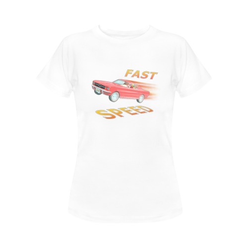 Fast and Speed 01 Women's T-Shirt in USA Size (Front Printing Only)