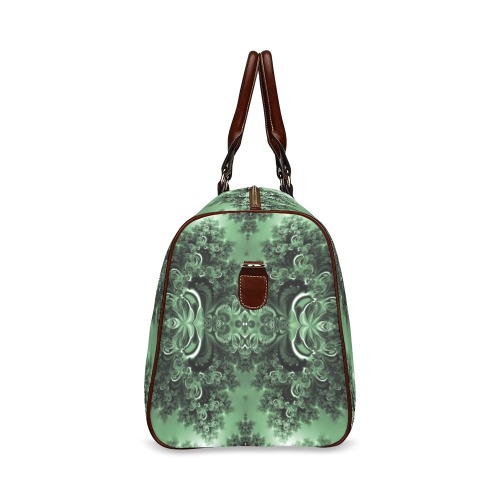 Deep in the Forest Frost Fractal Waterproof Travel Bag/Small (Model 1639)