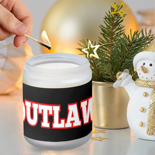 OUTLAW Frosted Glass Candle Cup - Large Size