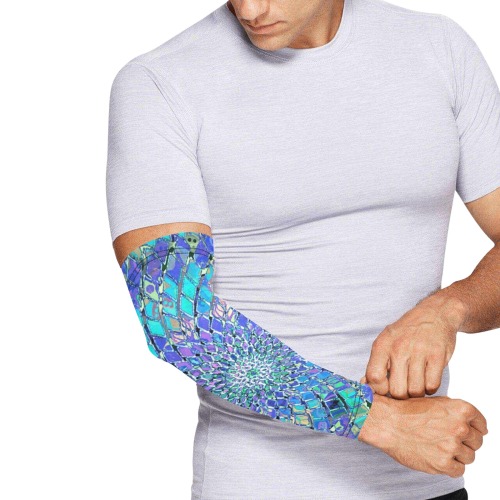 Nidhi-march 2020- blue Arm Sleeves (Set of Two)