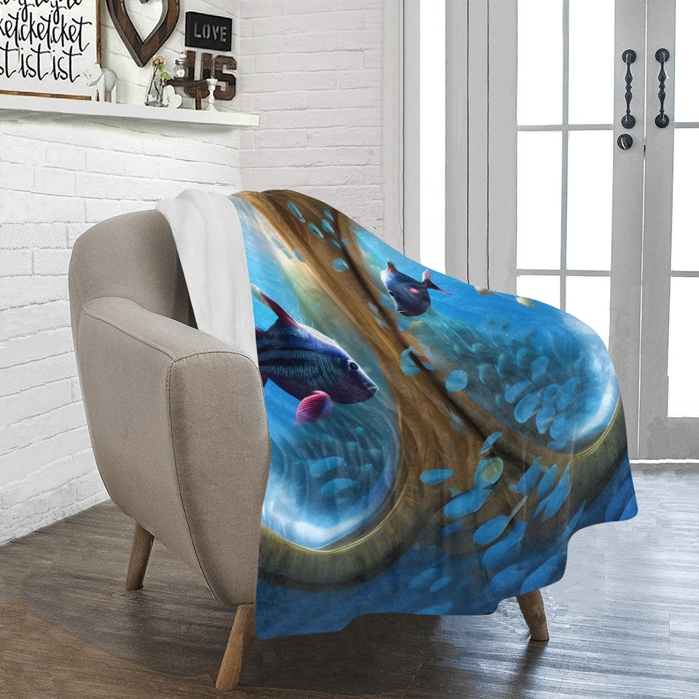 Portholes Ultra-Soft Micro Fleece Blanket 40"x50"