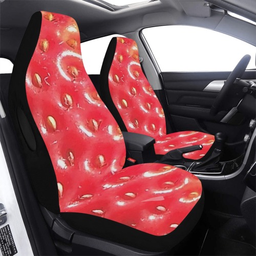 Strawberry Square Car Seat Cover Airbag Compatible (Set of 2)
