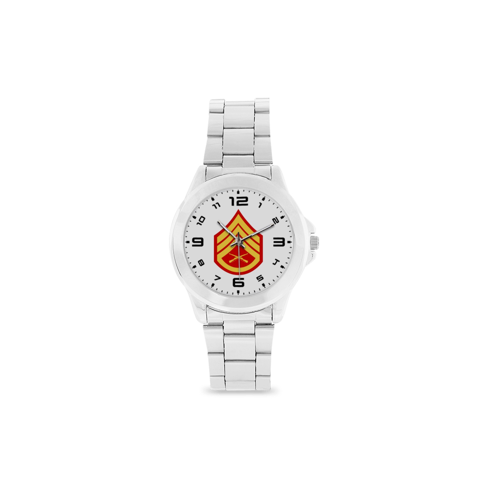 USMC Staff Sergeant Unisex Stainless Steel Watch(Model 103)