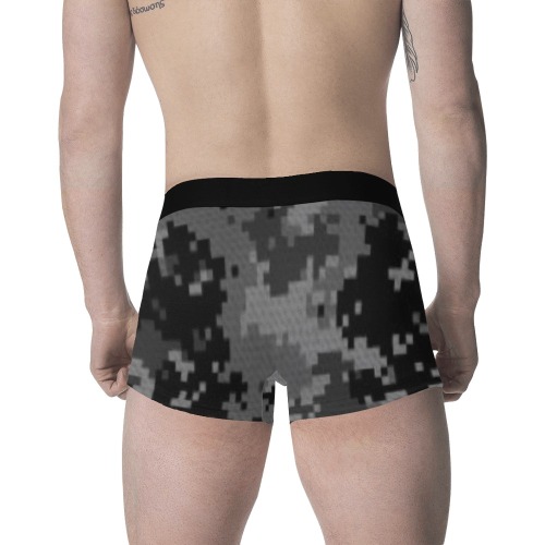 Black-Digital-Camo- Men's Classic Boxer Briefs (Model L34)