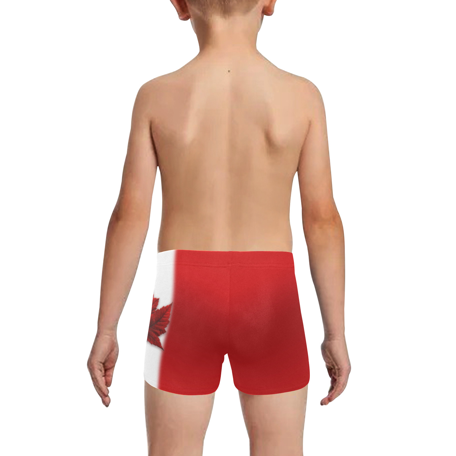 Canada Flag Little Boys' Swimming Trunks (Model L57)