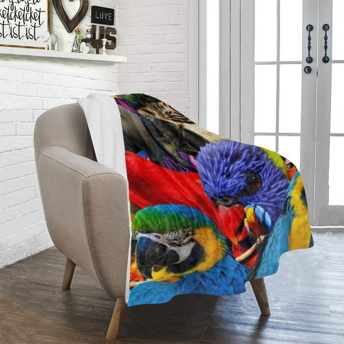 PARROTS Ultra-Soft Micro Fleece Blanket 30''x40''