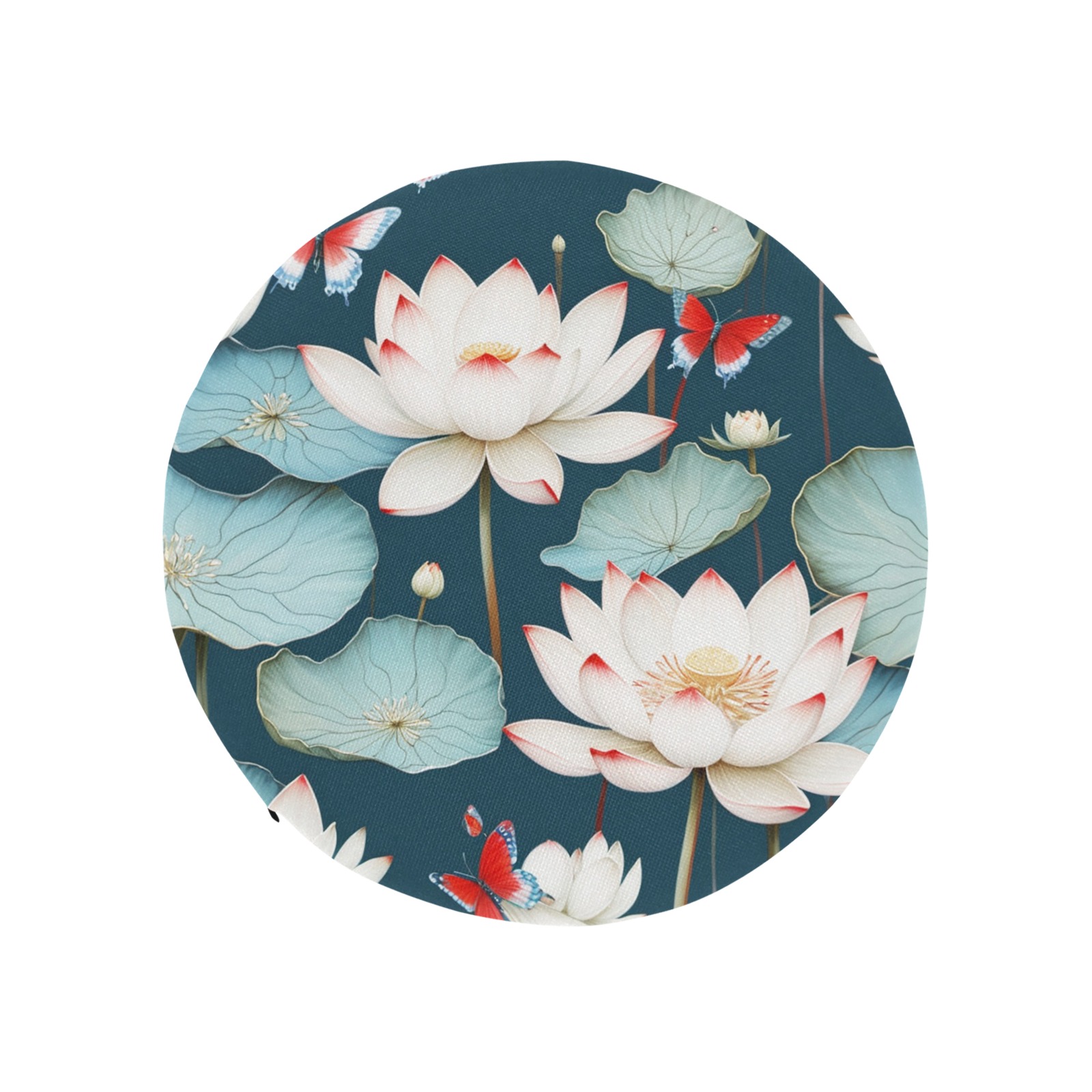 Fabulous Florals 13 Round Seat Cushion