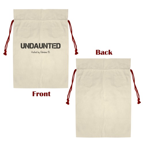 Undaunted Christmas Sack Santa Claus Drawstring Bag 21"x32" (One-Sided Printing)