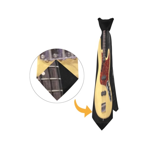 bass guitar  2 Custom Peekaboo Tie with Hidden Picture