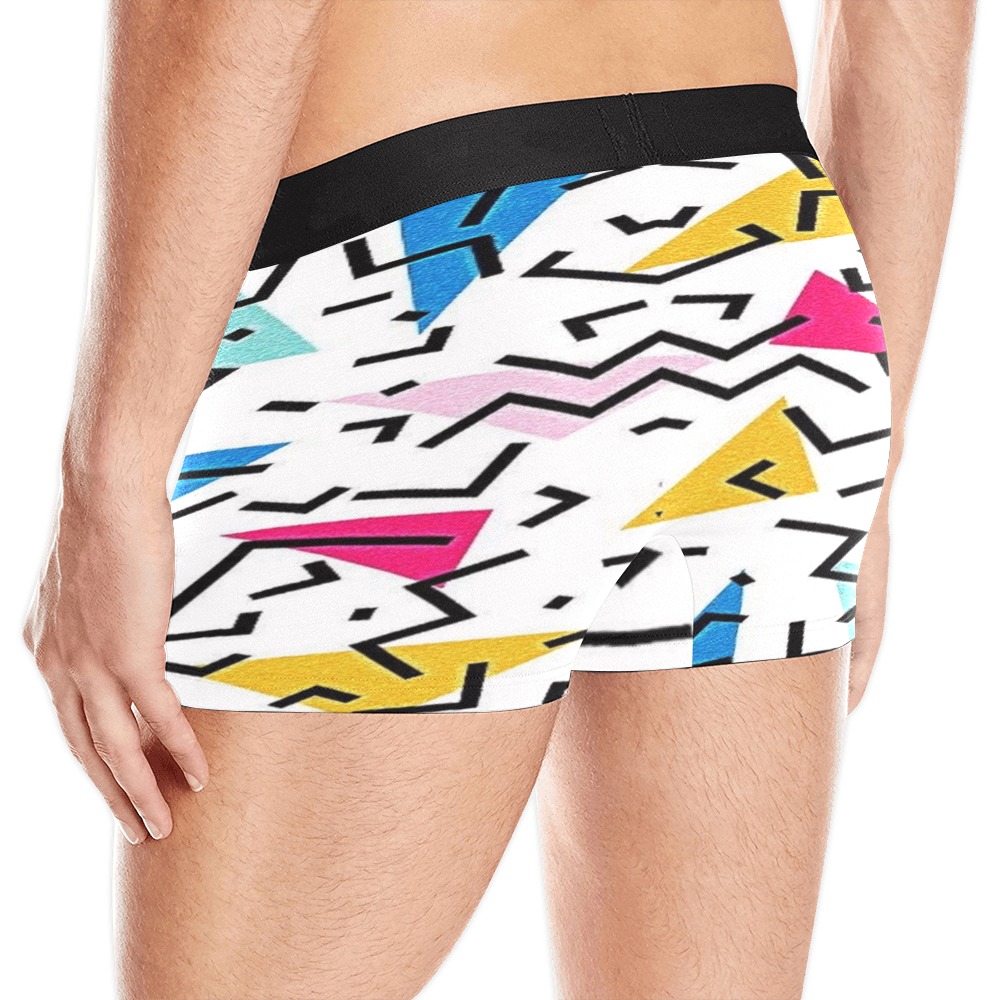 Triangles ans Lines Men's All Over Print Boxer Briefs (Model L10)